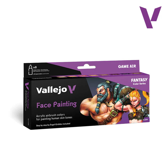 Set de pinturas para Pieles Humanas en Miniaturas