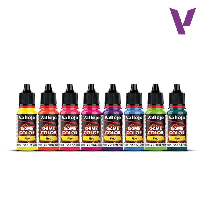 Set de pinturas Fluorescentes